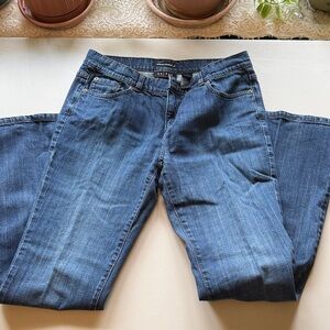 Axcess Women's Blue Flare Jeans - Wide Leg Size 10